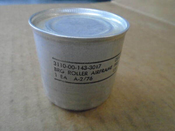 1 EA NOS REXNORD AIRFRAME ROLLER BEARING  P/N: A-4  -PRESERVED IN SEALED CAN